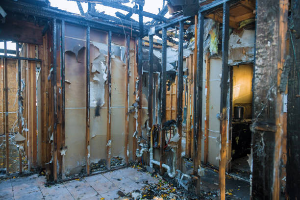Professional Fire Damage Assessment technician working in Rosemount, MN